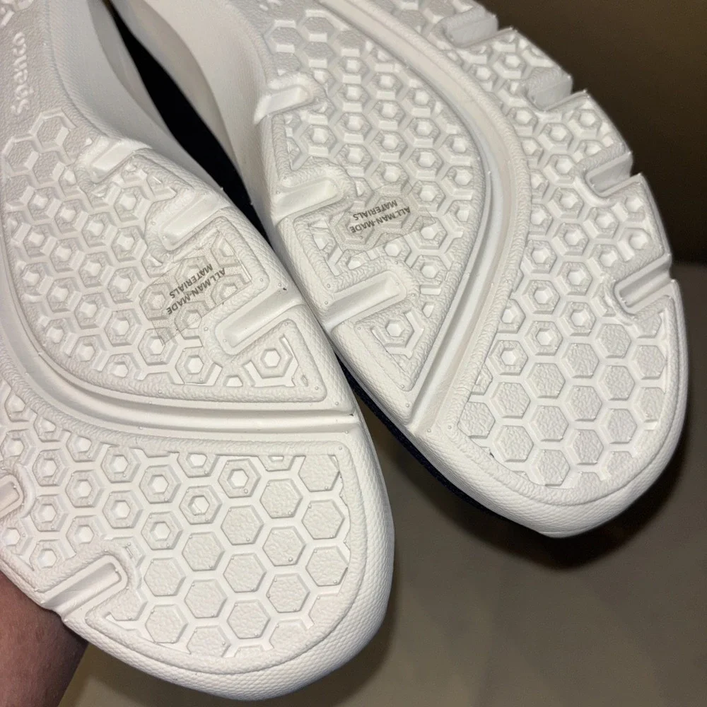 NIB Spenco 10 B Pure Love Pull On Sneaker Black Waco Shoe Orthotic Knit $89